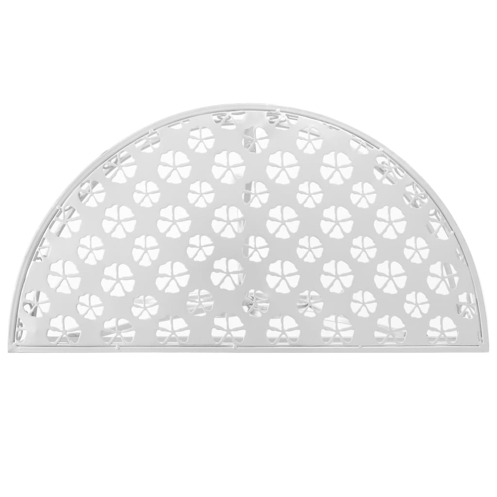 Bijzettafel Vintage Stijl Half Rond 72X36X74 Cm Metaal