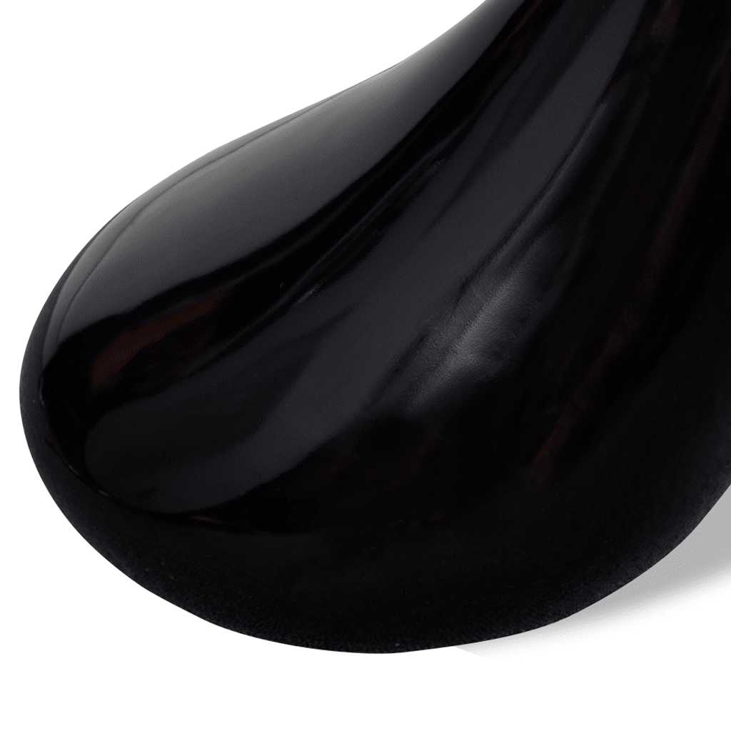 Salontafel Met Rond Glazen Tafelblad Hoogglans