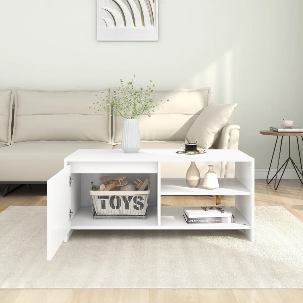 Salontafel 102X50X45 Cm Bewerkt Hout