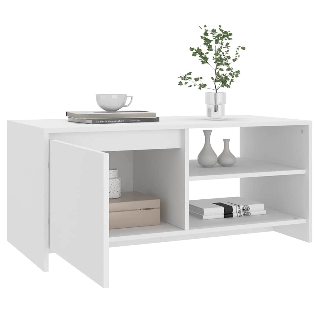 Salontafel 102X50X45 Cm Bewerkt Hout