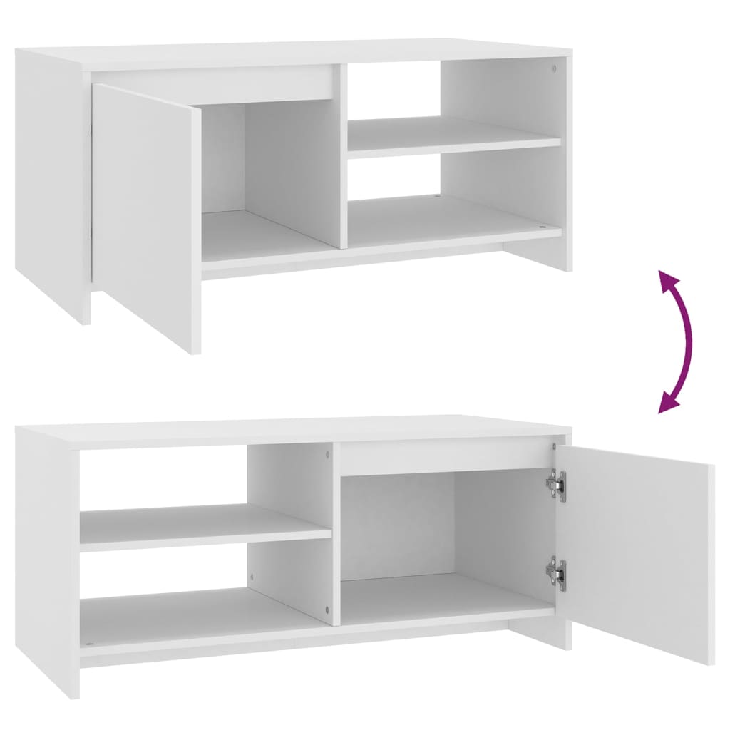 Salontafel 102X50X45 Cm Bewerkt Hout