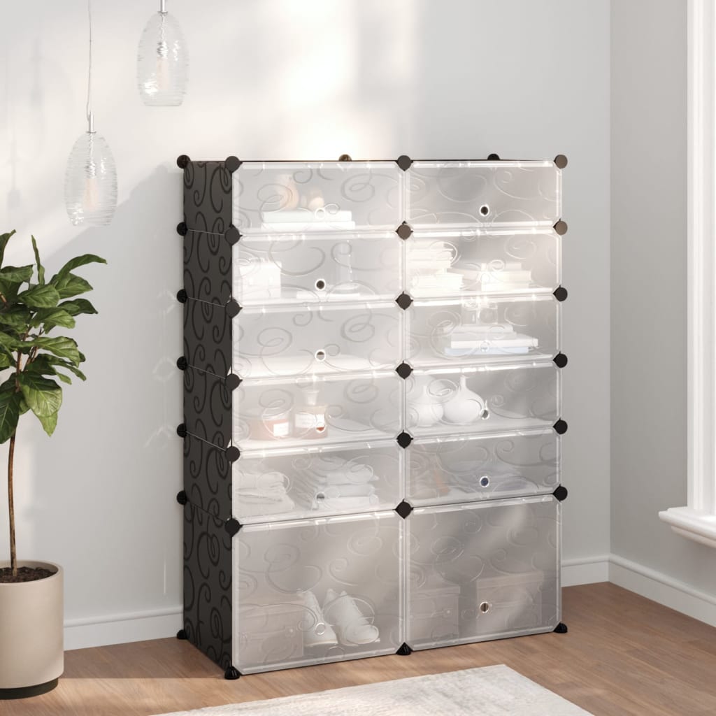 Schoenenrek 93X36,5X140 Cm Polypropeen Transparant