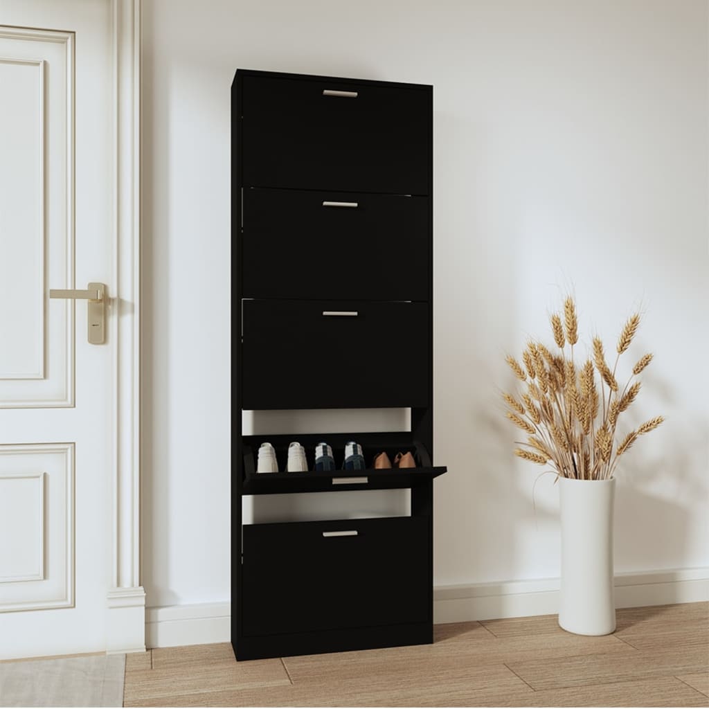 Schoenenkast 59X17X Bewerkt Hout Kleurig