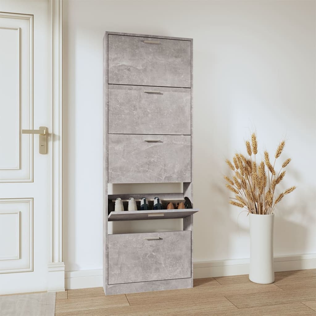 Schoenenkast 59X17X Bewerkt Hout Kleurig