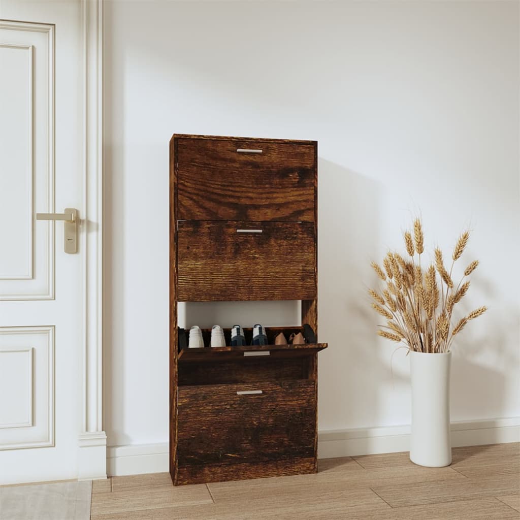 Schoenenkast 59X17X Bewerkt Hout Kleurig