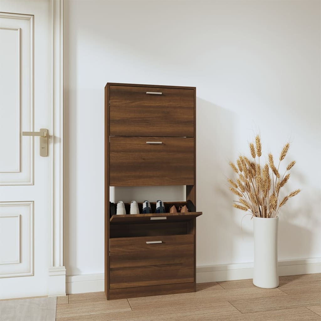 Schoenenkast 59X17X Bewerkt Hout Kleurig
