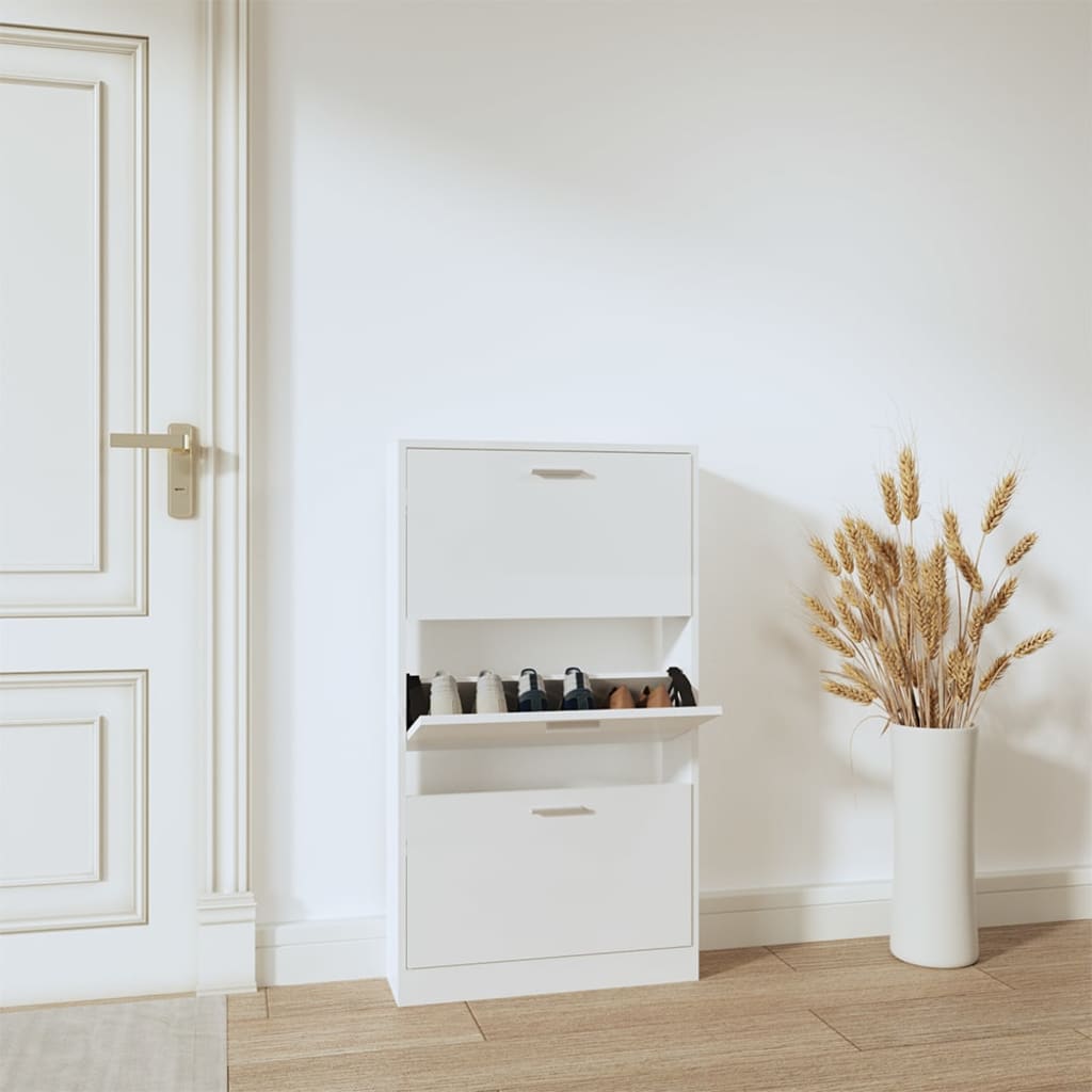 Schoenenkast 59X17X Bewerkt Hout Kleurig