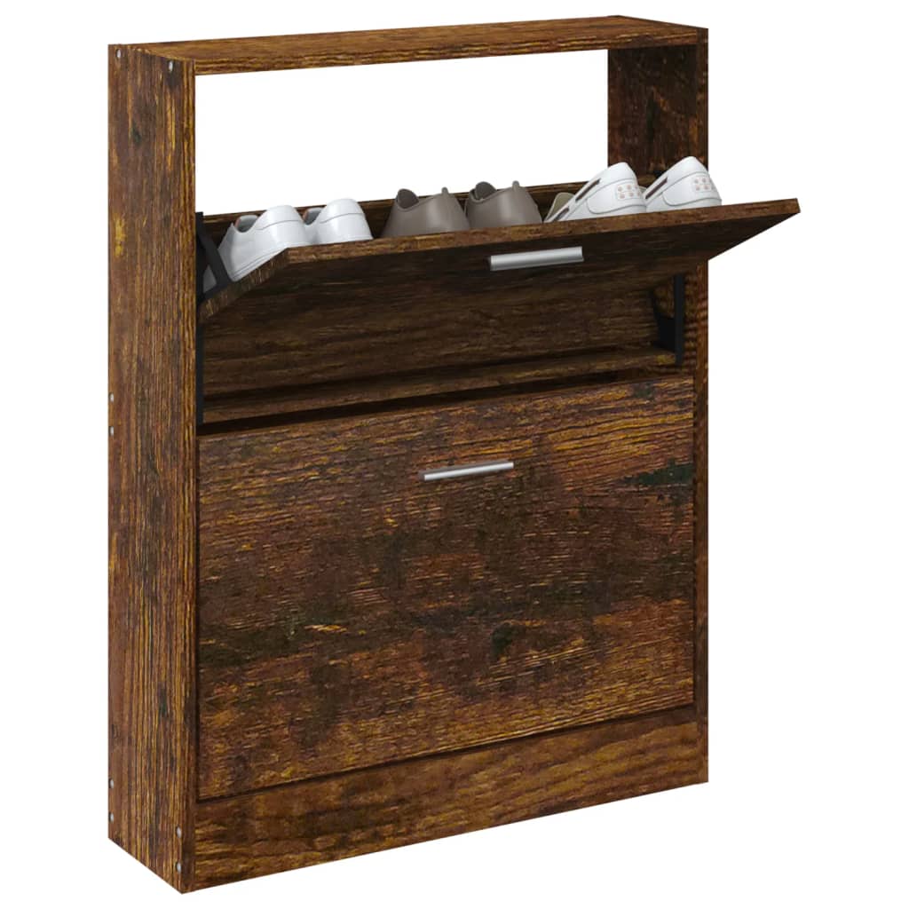 Schoenenkast 59X17X Bewerkt Hout Kleurig