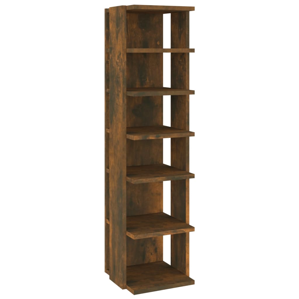 Schoenenrek 27,5X27X102 Cm Bewerkt Hout Kleurig