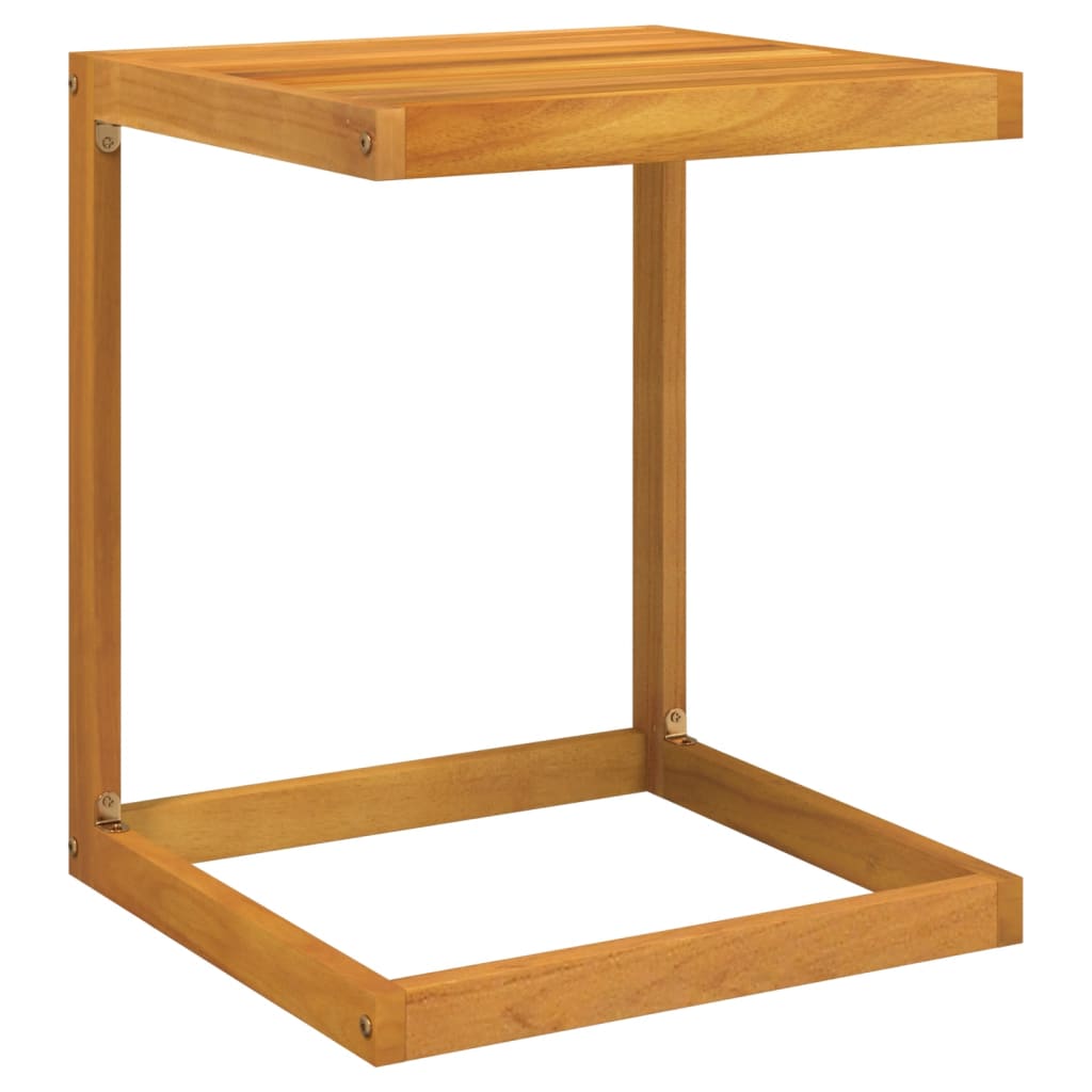 Bijzettafel C-Vormig 42X40X50 Cm Massief Acaciahout