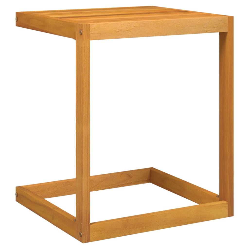 Bijzettafel C-Vormig 42X40X50 Cm Massief Acaciahout