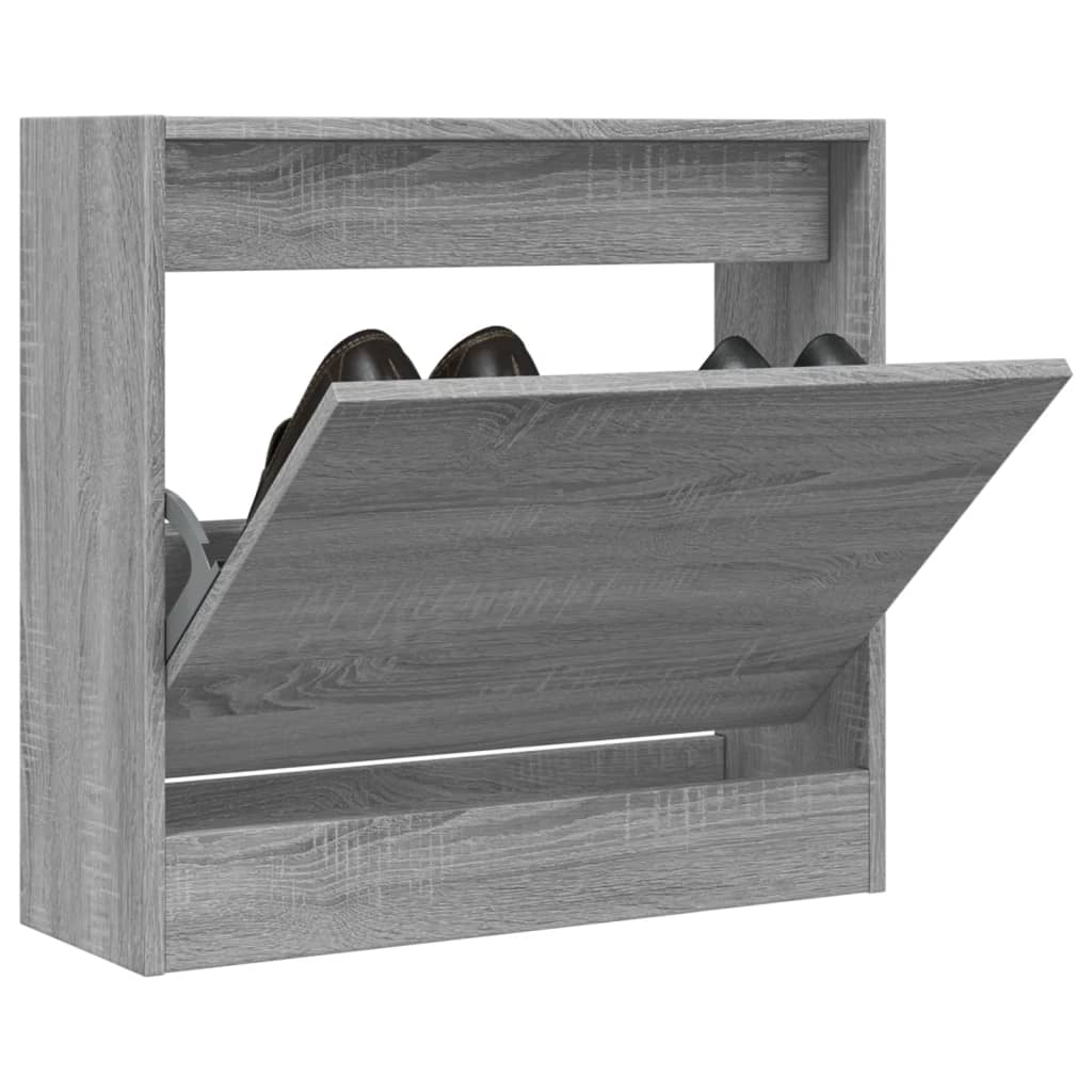 Schoenenkast Met 4 Klaplades 80X21X163,5 Cm