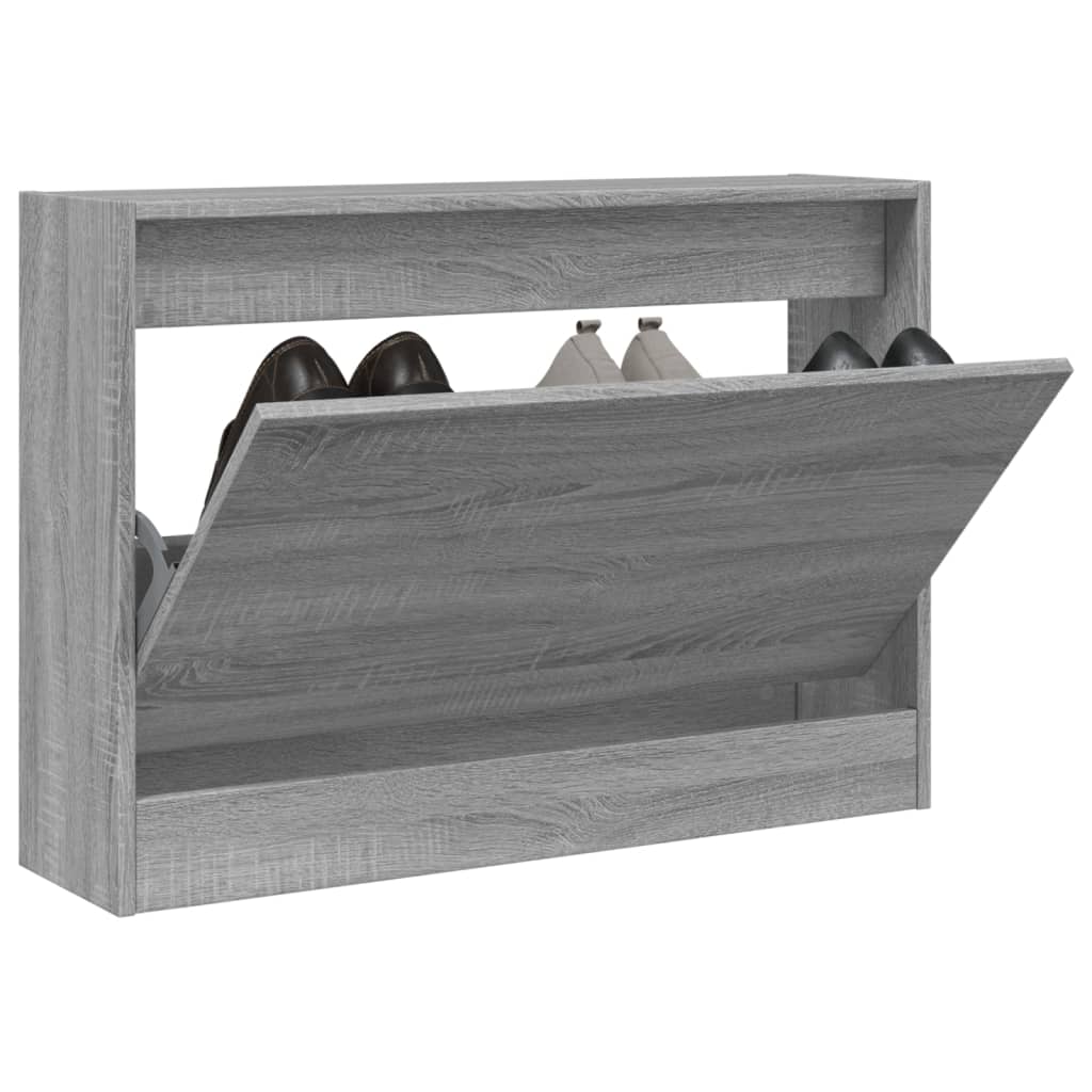 Schoenenkast Met 4 Klaplades 80X21X163,5 Cm