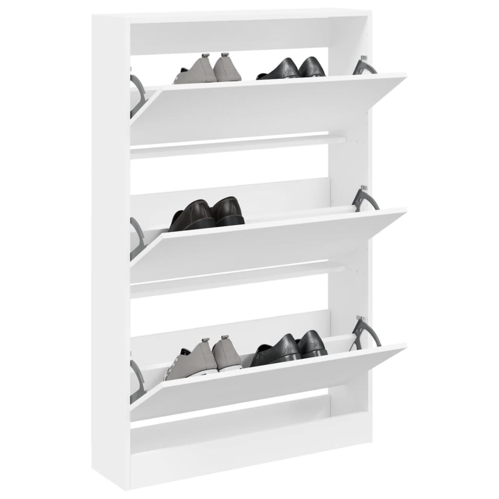 Schoenenkast Met 4 Klaplades 80X21X163,5 Cm