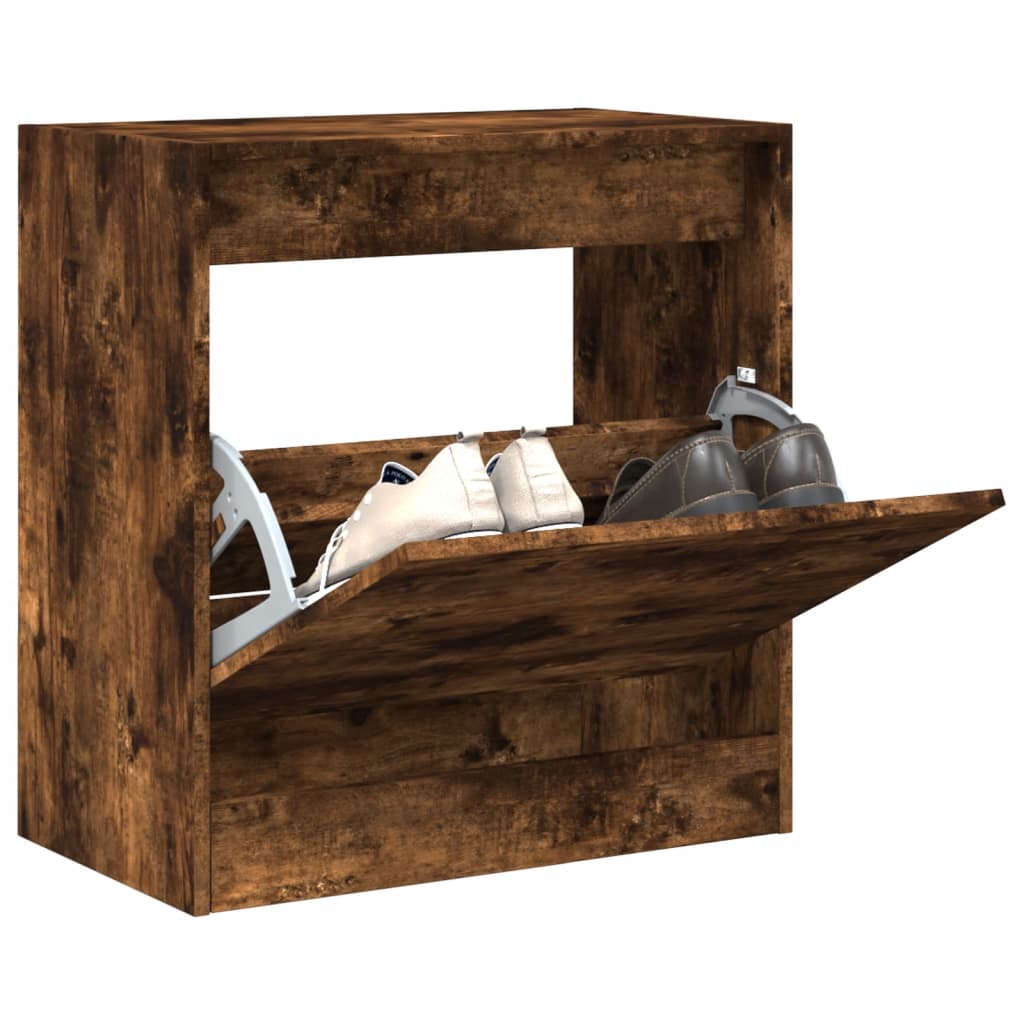 Schoenenkast Met 4 Klaplades 80X21X163,5 Cm