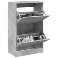 Schoenenkast Met 4 Klaplades 80X21X163,5 Cm