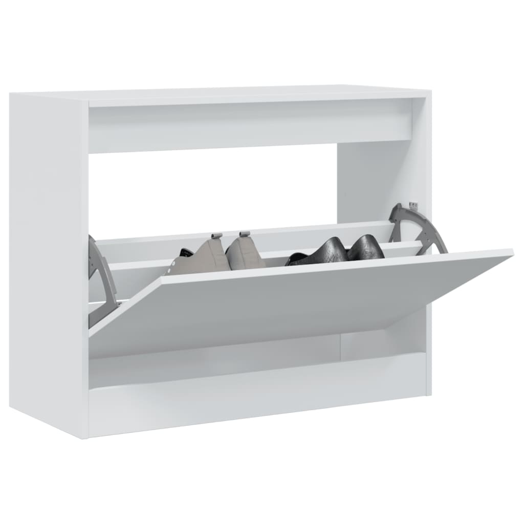 Schoenenkast Met 4 Klaplades 80X21X163,5 Cm