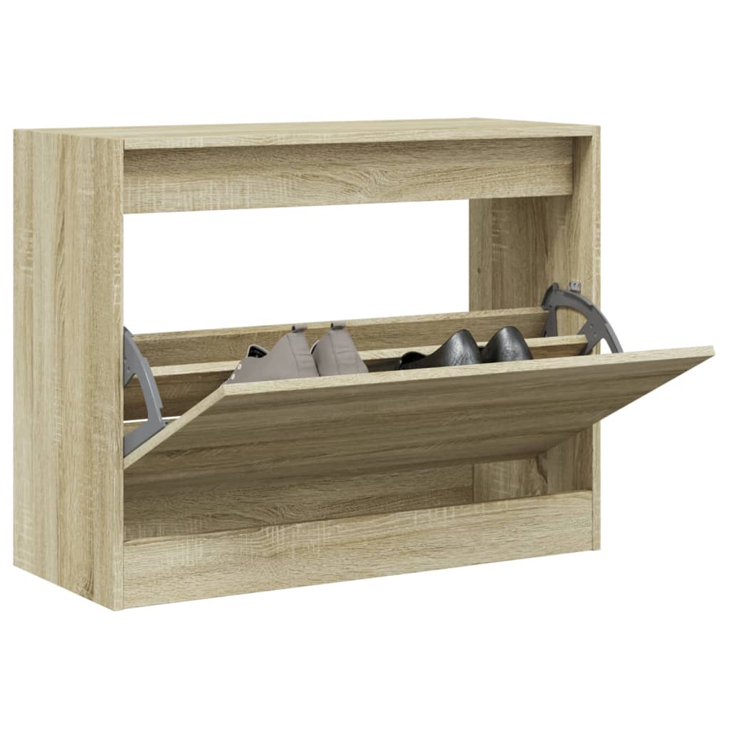 Schoenenkast Met 4 Klaplades 80X21X163,5 Cm