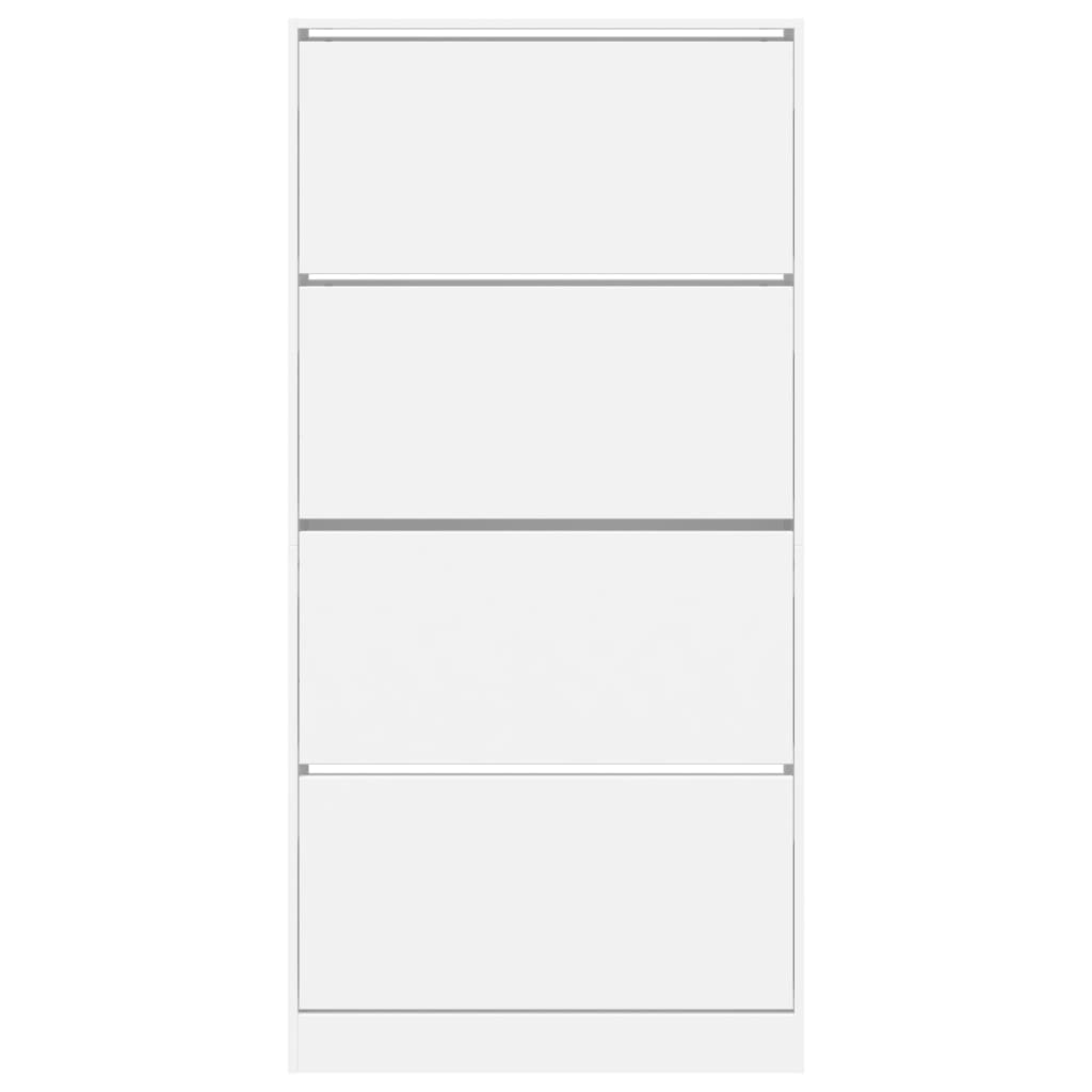 Schoenenkast Met 4 Klaplades 80X21X163,5 Cm
