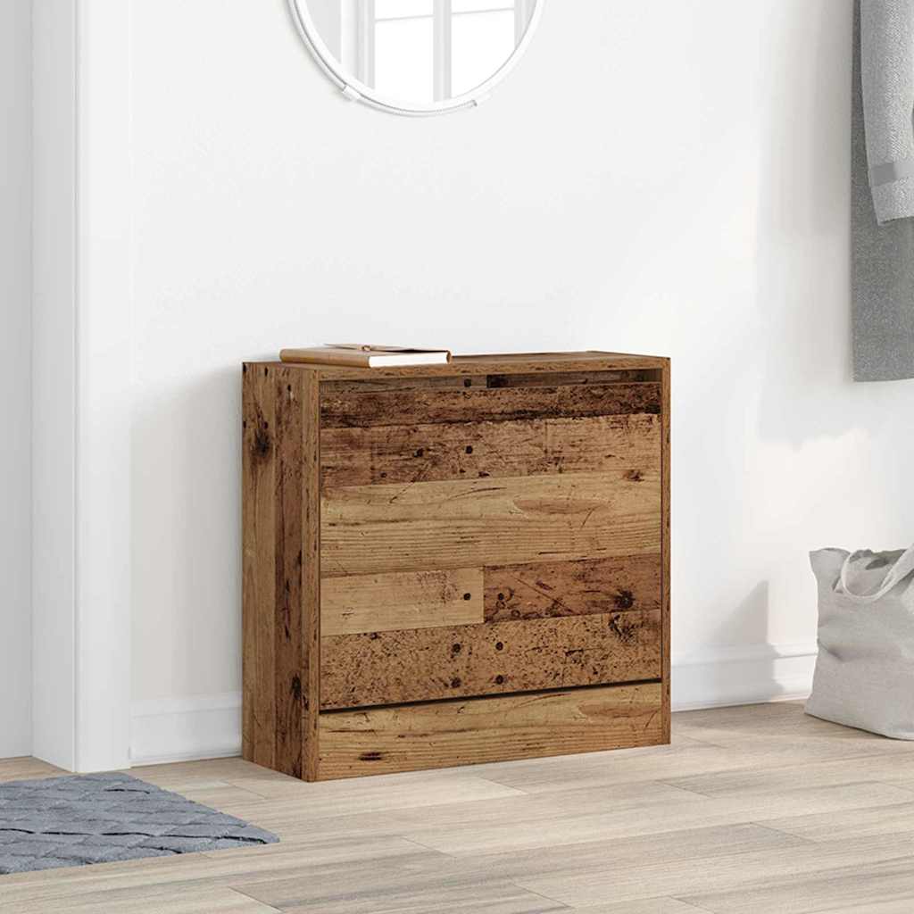 Schoenenkast Met 4 Klaplades 80X21X163,5 Cm