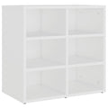 Schoenenkast 52,5x30x50 cm bewerkt hout wit