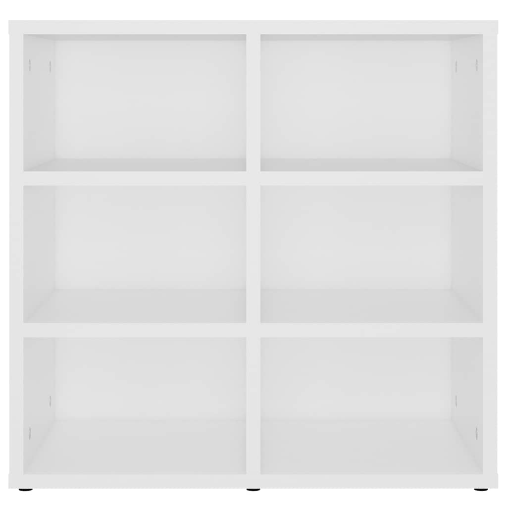 Schoenenkast 52,5x30x50 cm bewerkt hout wit