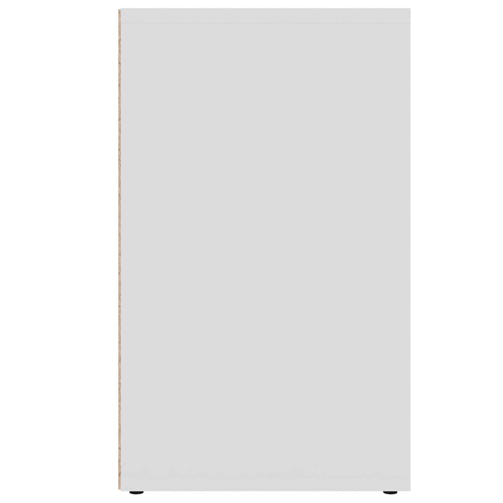 Schoenenkast 52,5x30x50 cm bewerkt hout wit